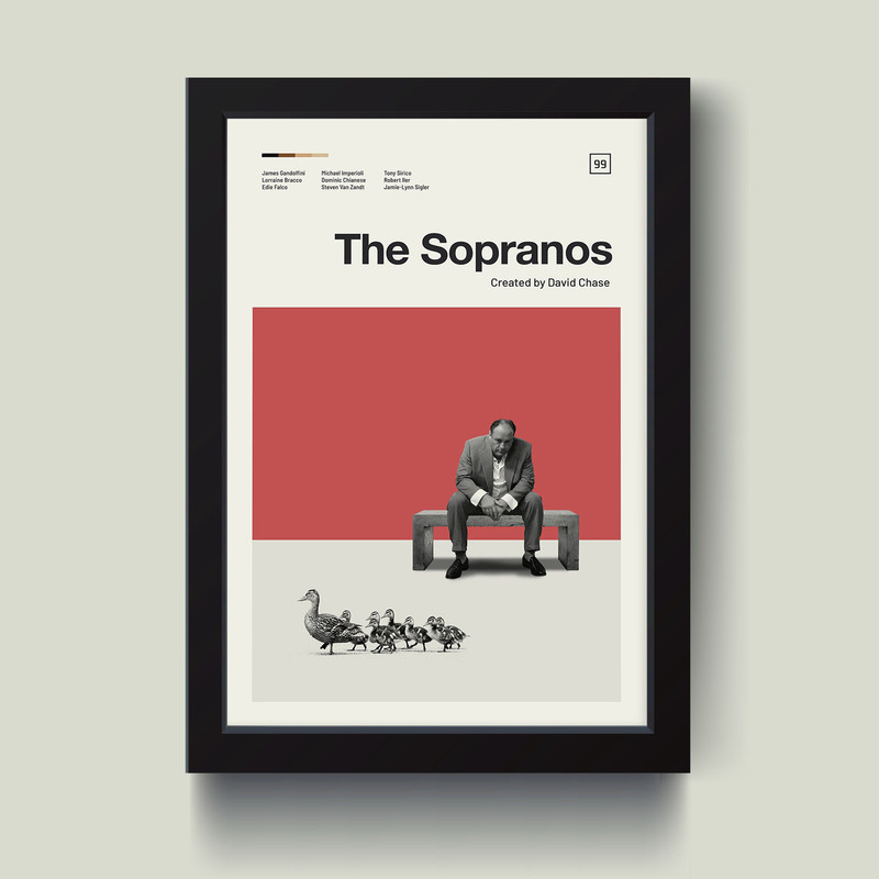 تابلو مدل The Sopranos کد S1402-b