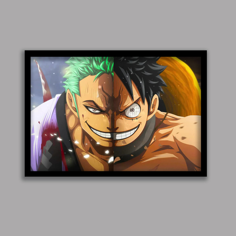 تابلو مدل انیمه وان پیس One Piece کد LA-G10504-2