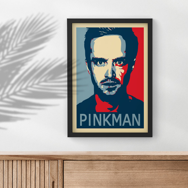 تابلو دکو قاب مدل Pinkman کد G15213