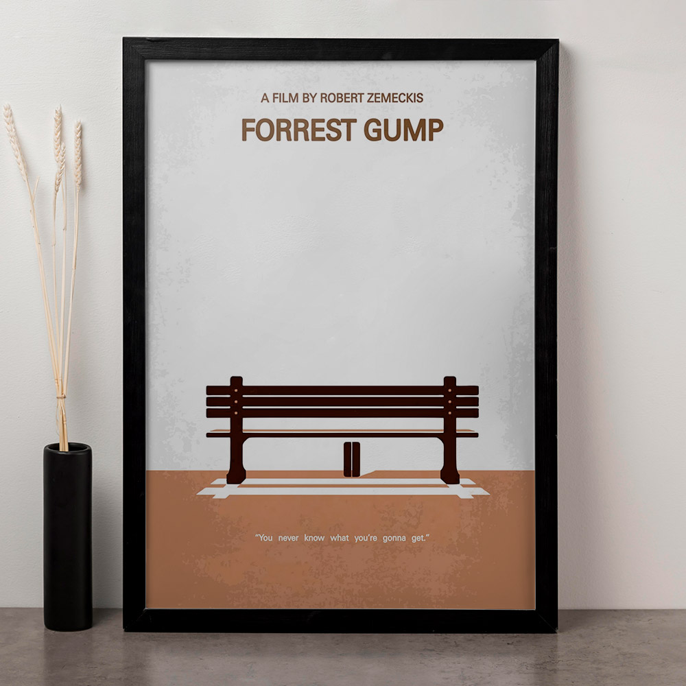 تابلو دکو قاب مدل forrest gump